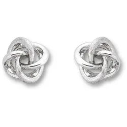 ONE ELEMENT Paar Ohrhänger Knoten Ohrringe Ohrstecker aus 925 Silber, Ihr persönliches Symbol – liebevoll gearbeitet für jeden Tag silberfarben
