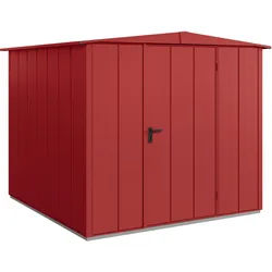 Hörmann Metall-Gerätehaus Berry Modern mit Satteldach Typ 2, 259 x 248 cm,purpurrot,6,4 m2