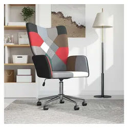 vidaXL Relaxsessel, Sessel Patchwork Stoff