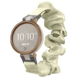 kwmobile Smartwatch-Armband Ersatz Bügelpolster für Garmin Lily Sport, mit Kunstleder Polster gelb