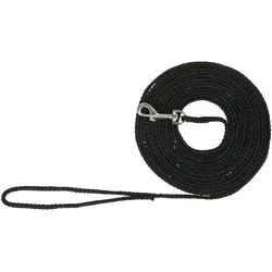 TRIXIE Schleppleine, rund, S–M: 5 m / Ø 5 mm, schwarz