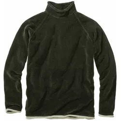 Mockneck-Pulli Grün 52