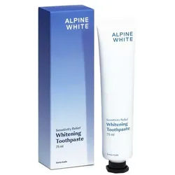 Alpine White Whitening Toothpaste Sensitivity Relief | Aufhellende Zahnpasta Paste 75 ml