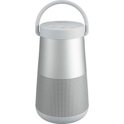 Bose SoundLink Revolve+ II Stereo Bluetooth-Lautsprecher (Bluetooth, IP55 Wasserabweisend, 360°-Klang, Partymodus: Lautsprecher koppeln) silberfarben