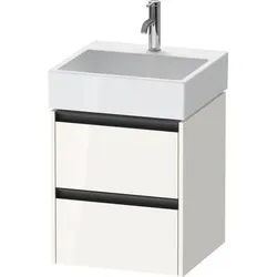 Duravit Ketho.2 Waschtischunterbau wandhängend Weiß Hochglanz 484x460x549 mm - K25274022220000 K25274022220000