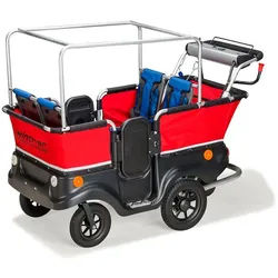 Winther Kombi-Kinderwagen Kinderbus E-Turtle, Geeignet für Kinder von 6 Monaten bis 4 Jahren