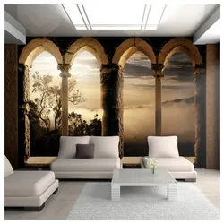 Basera® Fototapete 10110904-13 beige|schwarz 2,94 m x 2,10 m
