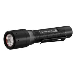 Ledlenser Taschenlampe P5, bis 200 Lumen, 170m Leuchtweite, IP54, bis 8 Std Laufzeit, AA Batterie schwarz