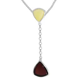 OSTSEE-SCHMUCK Kette mit Anhänger Ostsee-Schmuck Kette mit Anhänger Marissa (2-tlg) silberfarben 42 cm