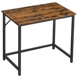 Hansiro Schreibtisch Computertisch , Braun , Holzwerkstoff , 50x75x80 cm , Büromöbel, Schreibtische, Schreibtische