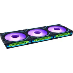 UNI FAN SL INF Wireless 3 pack Black - 120mm - Gehäuselüfter - 120mm - Schwarz mit RGB LED - 30 dBA