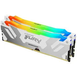 FURY Renegade RGB DDR5-6400 - 32GB - CL32 - Dual Channel (2 pcs) - Intel XMP - Weiß mit RGB