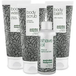 Australian Bodycare 4er–Paket gegen rote Rasierpickel Set 680 ml Unisex