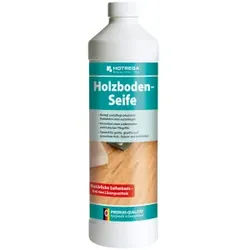 HOTREGA Holzboden-Seife, Wischpflege-Konzentrat für unlackierte Holzböden, 1000 ml - Flasche