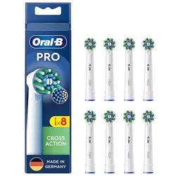 Oral-B Elektrische Zahnbürste Pro CrossAction Aufsteckbürsten für braun