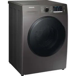 SAMSUNG Waschtrockner "WD8ETA049BX", E (A-G), grau (inox), B:60cm H:85cm T:68cm, Waschtrockner, SchaumAktiv, Topseller