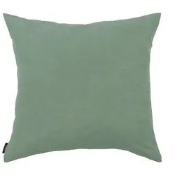 Kissenhülle , Grün , Textil , Uni , 40x40 cm , Oeko-Tex® Standard 100 , Heimtextilien, Bezüge, Kissenbezüge