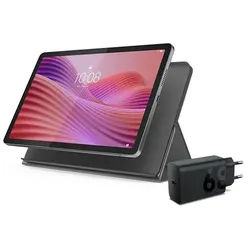 Lenovo Tab 10.1 4GB 64GB + Folio & Adaptor Processeur MediaTek Helio G85 2,00 GHz , Android 14 or Later, 64 Go eMMC 5.1