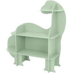 Joyz Bücherregal Dino hoch , Naturfarben , Holz , 110x110x31 cm , Babymöbel & Kindermöbel, Babyzimmer, Babyregale & Kinderregale