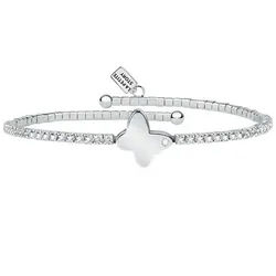 La Petite Story Armband Silbernes Armband mit Kristallen und Fliege LPS05ASE05