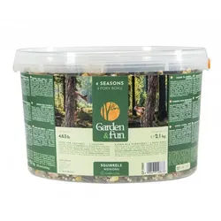 GARDEN FUN Eichhörnchenfutter - 4 Jahreszeiten 2,1 kg