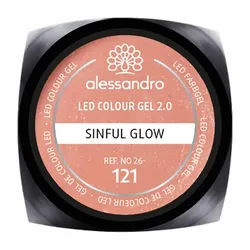 Alessandro International LED Colour Gel 2.0 - 121 sinful glow 5 g