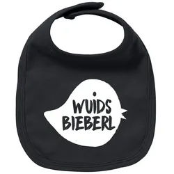 Bavariashop Lätzchen Lätzchen "Wuids Bieberl" grau
