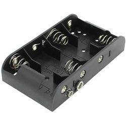 Batteriehalter für 4x Baby mit Druckknopf