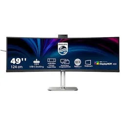 Philips 49B2U6903CH 48.8 Zoll DQHD Curved VA LED 32:9 100 Hz Office Monitor