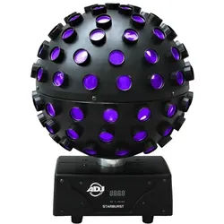 American DJ Starburst Spiegelkugeleffekt mit 5x15W RGBW Yellow Pink LED