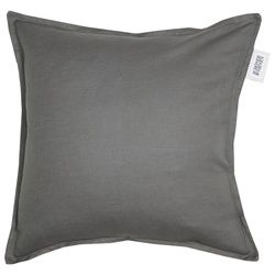 Schöner Wohnen Kissenhülle , Anthrazit , Textil , Uni , 38x38 cm , hochwertige Qualität , Heimtextilien, Bezüge, Kissenbezüge