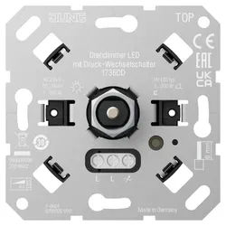 Jung Drehdimmer LED mit Druck-Wechselschalter