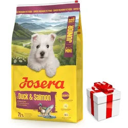 JOSERA Mini Junior Ente & Lachs 3kg + Überraschung für den Hund