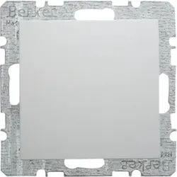Berker 6710091909 Blindverschluss mit Zentralstück, S.1/B.3/B.7, polarweiß matt