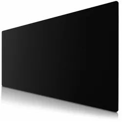 CSL Mauspad XXL Mousepad 900 x 400 x 3 mm, Tischunterlage, Elegante Leder Optik, rutschfest, abwaschbar, Office Schreibtischunterlage, schwarz schwarz