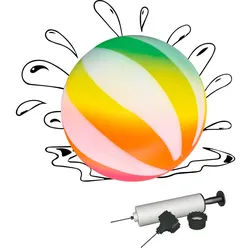 Xxxl Wasserball , Multicolor , Metall, Kunststoff, Textil , Freizeit & Co, Pools & Wasserspaß, Wasserspaß
