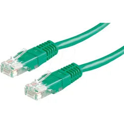 VALUE 21991523 - Patchkabel Cat.6, UTP, grün, 0,5 m