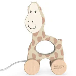 Matchstick Monkey Holz-Nachzieh-Spielzeug 1 St beige