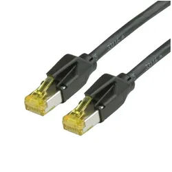 SECOMP Patchkabel Cat.6A (Class EA) S/FTP, UC900 TM31, LSOH LAN-Kabel, RJ-45 Männlich (Stecker), RJ-45 Männlich (Stecker) (300.0 cm) schwarz