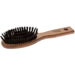 nippes Solingen Pneumatikbürste, klein oval, Rosshaar-Nylon-Mix. Buche braun Bürste 1 St Unisex
