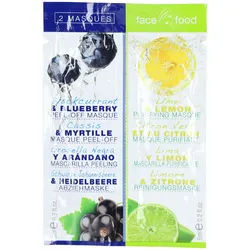 Face Food Peel-off-Maske Heidelbeere und Reinigungsmaske Limette