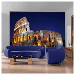 Basera® Fototapete 100404-117 blau|grau 2,00 m x 1,54 m