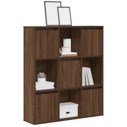 vidaXL Bücherregal NA Bücherregal Braun Eichen-Optik 89x24x101,5 cm Spanplatte braun