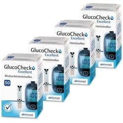GlucoCheck Excellent Teststreifen (200 Stück) zur Diabetes-Kontrolle 200 St