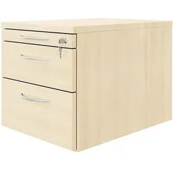 fm Büromöbel Schubladen Rollcontainer braun, 43.4x40x60 cm