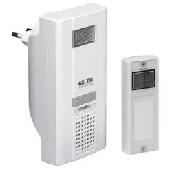 GROTHE Funk-Türgong, Gong 230V/AC 82 dB elektronisch Kunststoff IP20 weiß 0,3A