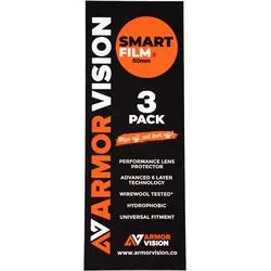 Armor Vision Smartfilm Abreißfolie 50mm – 3er Pack, transparent