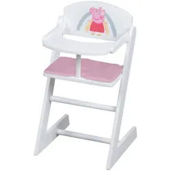 Roba Puppenhochstuhl Peppa Pig , Weiß , Holzwerkstoff , Film/Serie/TV , 27.5x52x34 cm , Spielzeug, Kinderspielzeug, Puppen & Puppenzubehör, Puppenzubehör