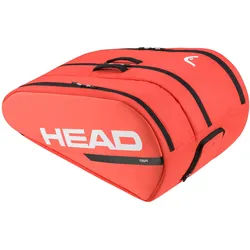 Head Tennis-Racketbag Tour Racquet Bag XL (Schlägertasche, 3 Hauptfächer) orange 12er