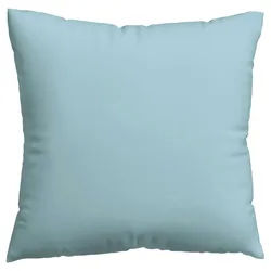 Schlafgut Kissenhülle , Hellblau , Textil , Uni , 40x40 cm , Grüner Punkt, AZO-frei, Oeko-Tex® Made IN Green , bügelleicht, bügelfrei, hochwertige Qualität, formstabil, langlebig , Heimtextilien, Bezüge, Kissenbezüge